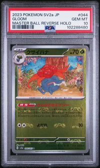 Pokémon TCG - Gloom #044 Master Ball PSA 10