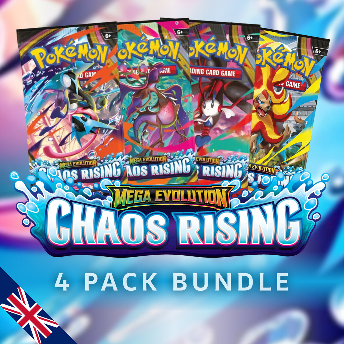 Chaos Rising - 4 Pack Bundle Card Collective UK Chaos Rising - 4 Pack Bundle Card Collective UK