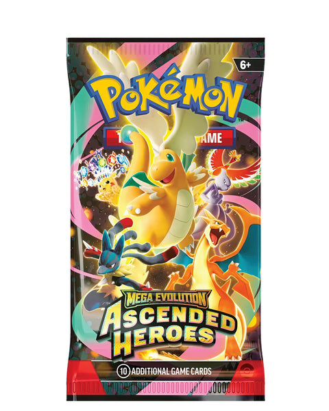 ポケモン アセンデッドヒーローズ ascended heroes 英語版 Ascended Heroes - English Booster Pack – Card Collective UK